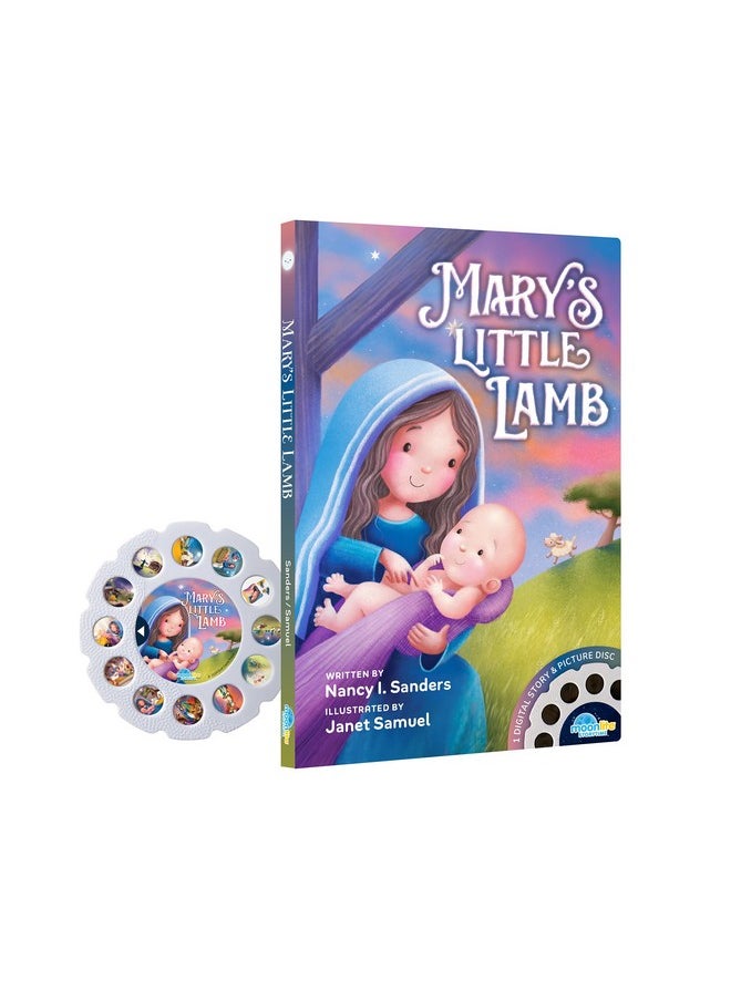 Storytime Mary'S Little Lamb Kids Story Projector Reel, Digital Bible Stories For Kids, Book Projector Picture Disc, Learning Gifts For Kids Ages 12 Months And Up