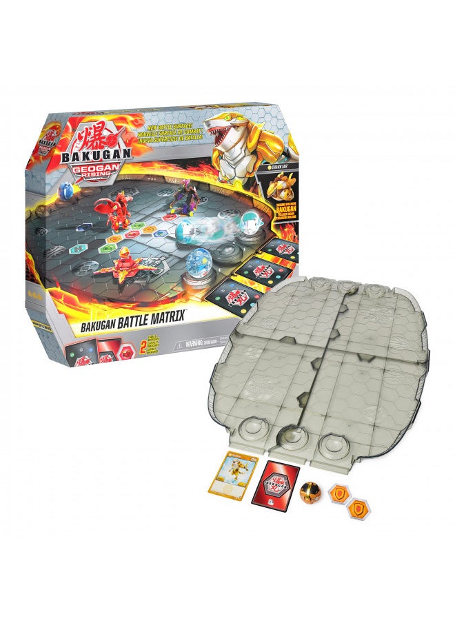 Bakugan Battle Matrix, Deluxe Game Board with Exclusive Gold Sharktar, Kids Toys for Boys Aged 6 and up