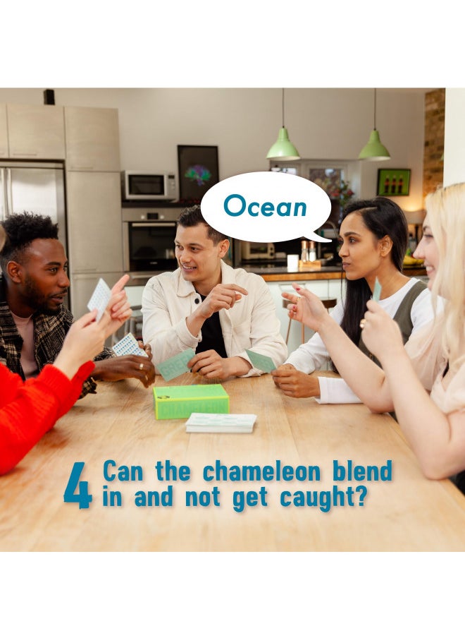 The Chameleon Board Game: A Spot-The-Imposter Game for Families & Friends | includes 80 Extra Secret Words