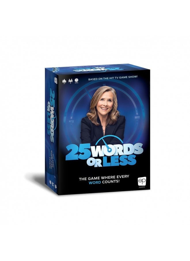 25 Words or Less | Fast-Paced Word Game | Friends & Family Board Game | Based on Popular TV Game Show with Meredith Vieira