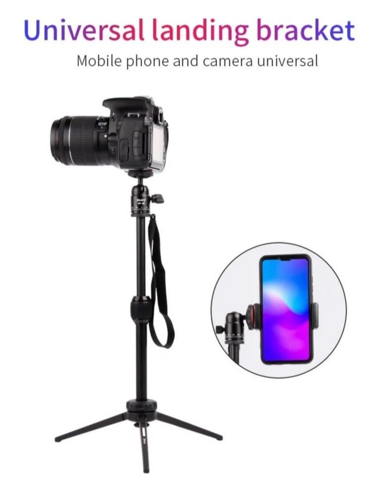 Table Tripod Stand – Lightweight Aluminum, 39.5cm Max Height, 3kg Load Capacity for Mobile Phones & Cameras