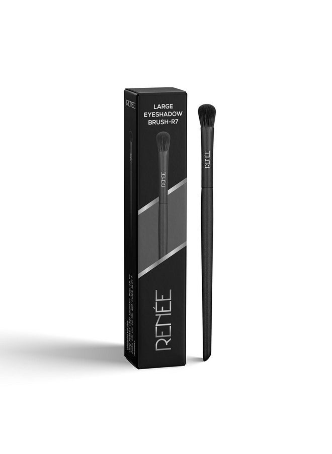 Professional Makeup Brush With Easy-To-Hold, Ultra Soft Bristles For Precise Application & Perfectly Blended Look, Large Eyeshadow Brush R7, 1Pc