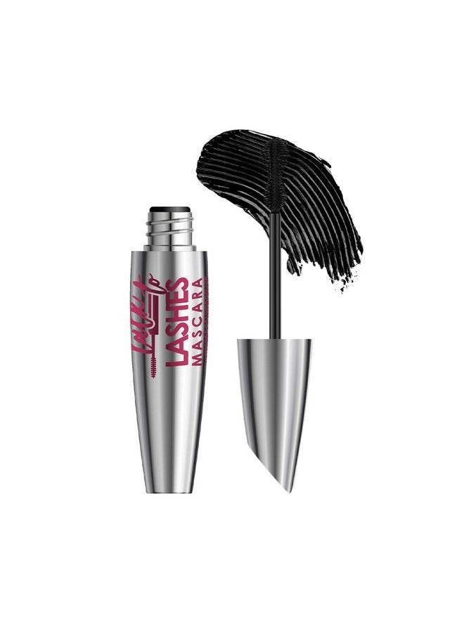 C2P Pro Talk To Lashes Intense Black Mascara - 7Ml, Quick Dry, Waterproof, Long Lasting, Volumizing & Lengthening Formula