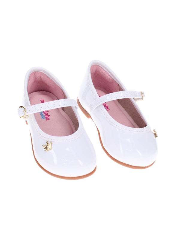 Molekinha Infant Girls Ballerinas White | Made In Brazil