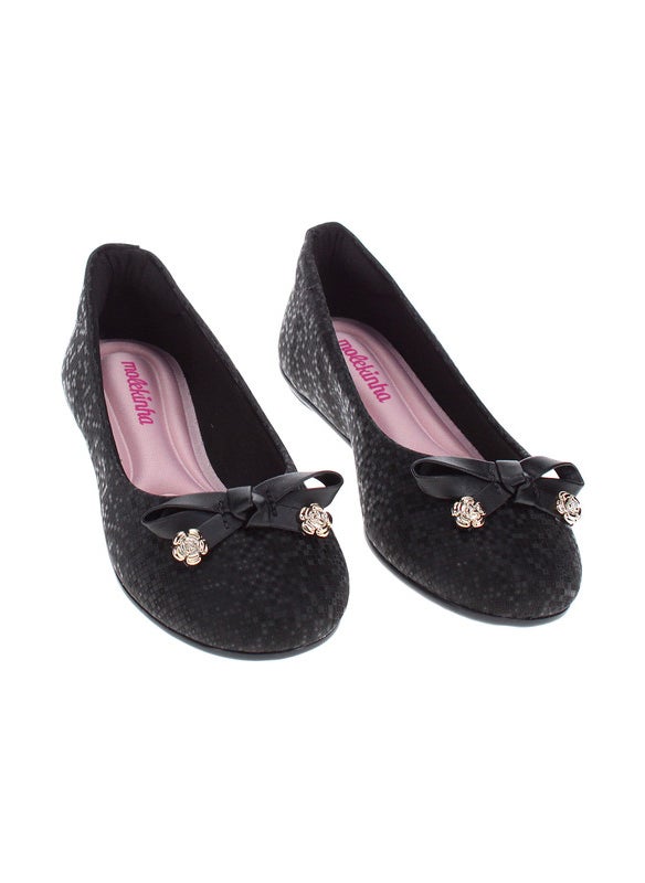 Molekinha Junior Girls Ballerinas Black | Made In Brazil