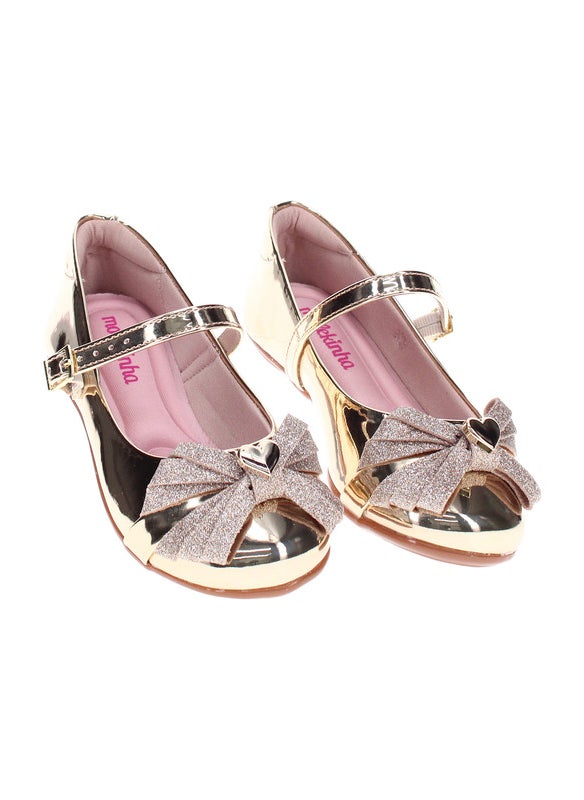 Molekinha Junior Girls Ballerinas Golden | Made In Brazil