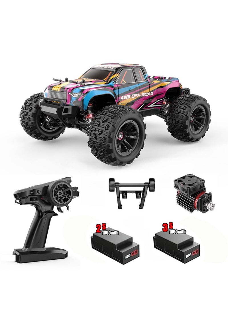 Brushless Rc Hobby Gradetruck 1:16 Scale Radio Controlled Off-Roader Electronic Monster Rtr All Terrain Pink