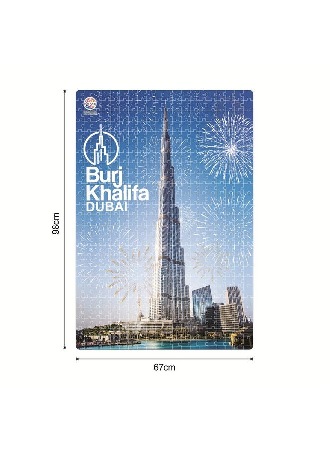 Burj Khalifa Jumbo Jigsaw Puzzle 500 Pieces(67 Cm X 98 Cm) Size