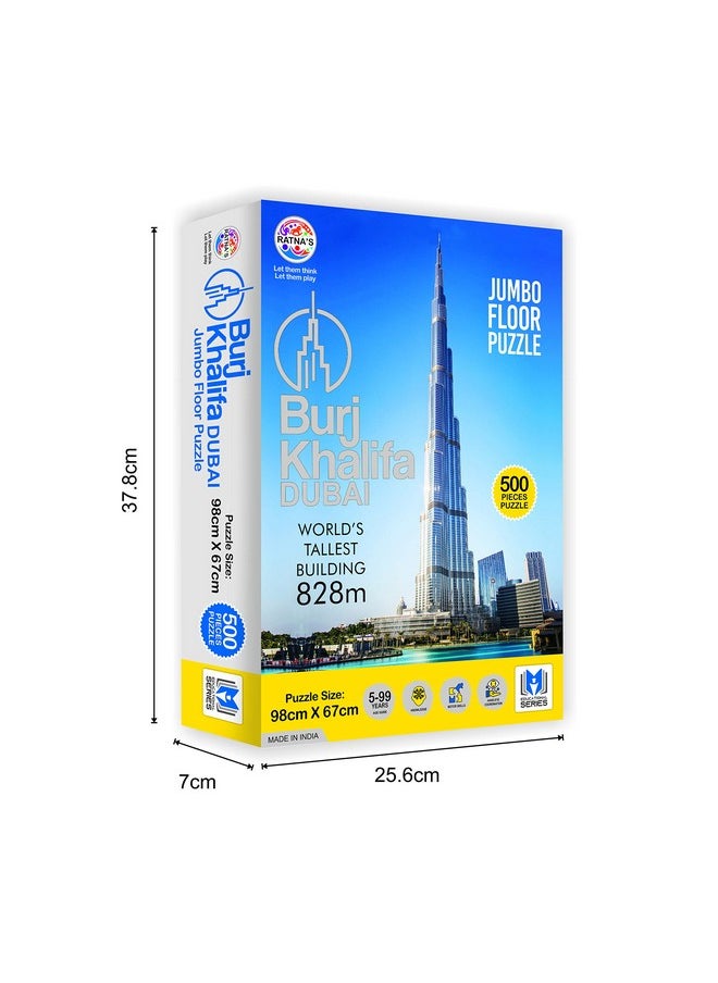 Burj Khalifa Jumbo Jigsaw Puzzle 500 Pieces(67 Cm X 98 Cm) Size