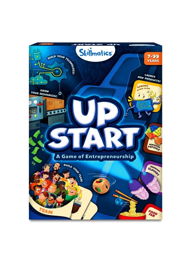 Board Game - Up Start, Entrepreneurship And Business Strategy Game For Kids, Teens And Adults, Fun For Family & Friends, Game Night, Gifts For Boys And Girls Ages 7, 8, 9 And Up