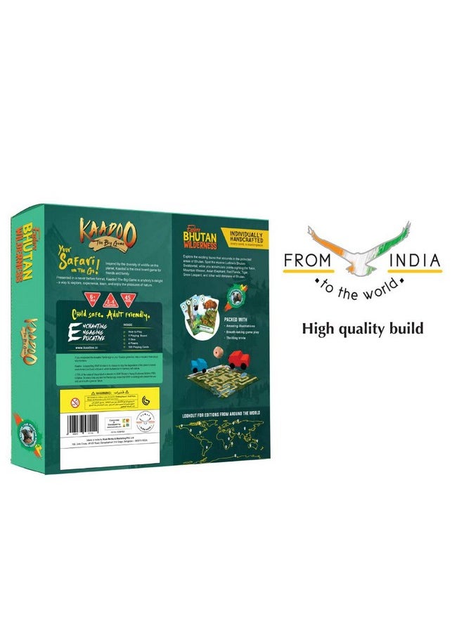 - The Big Game To Discover Bhutan'S Wild Animals - Knowledge-Building Educational Adventure Safari Board Game For Kids 6+ & Family. Proudly Made In India (2-4 Players)