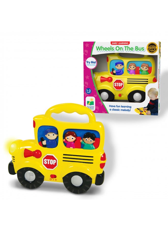 The Learning Journey Early Learning - Wheels On the Bus - Baby & Toddler Toys & Gifts for Boys & Girls Ages 12 months and Up - Award Winning Toy