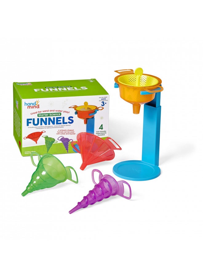 hand2mind Starter Science Funnels, Science Lab Equipment, Sifting Toys, Sand Sifter, Water Table Toys, Sensory Play Toys, Educational Science Kits, Kids Chemistry Set, Science Supplies for Classroom