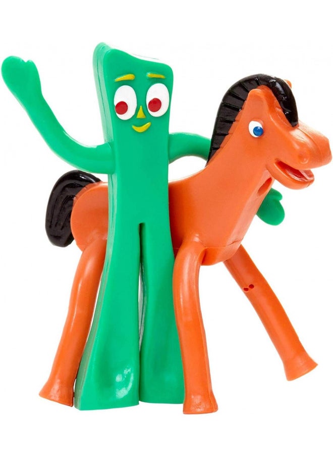 NJ Croce Gumby & Pokey Mini Bendable Pair