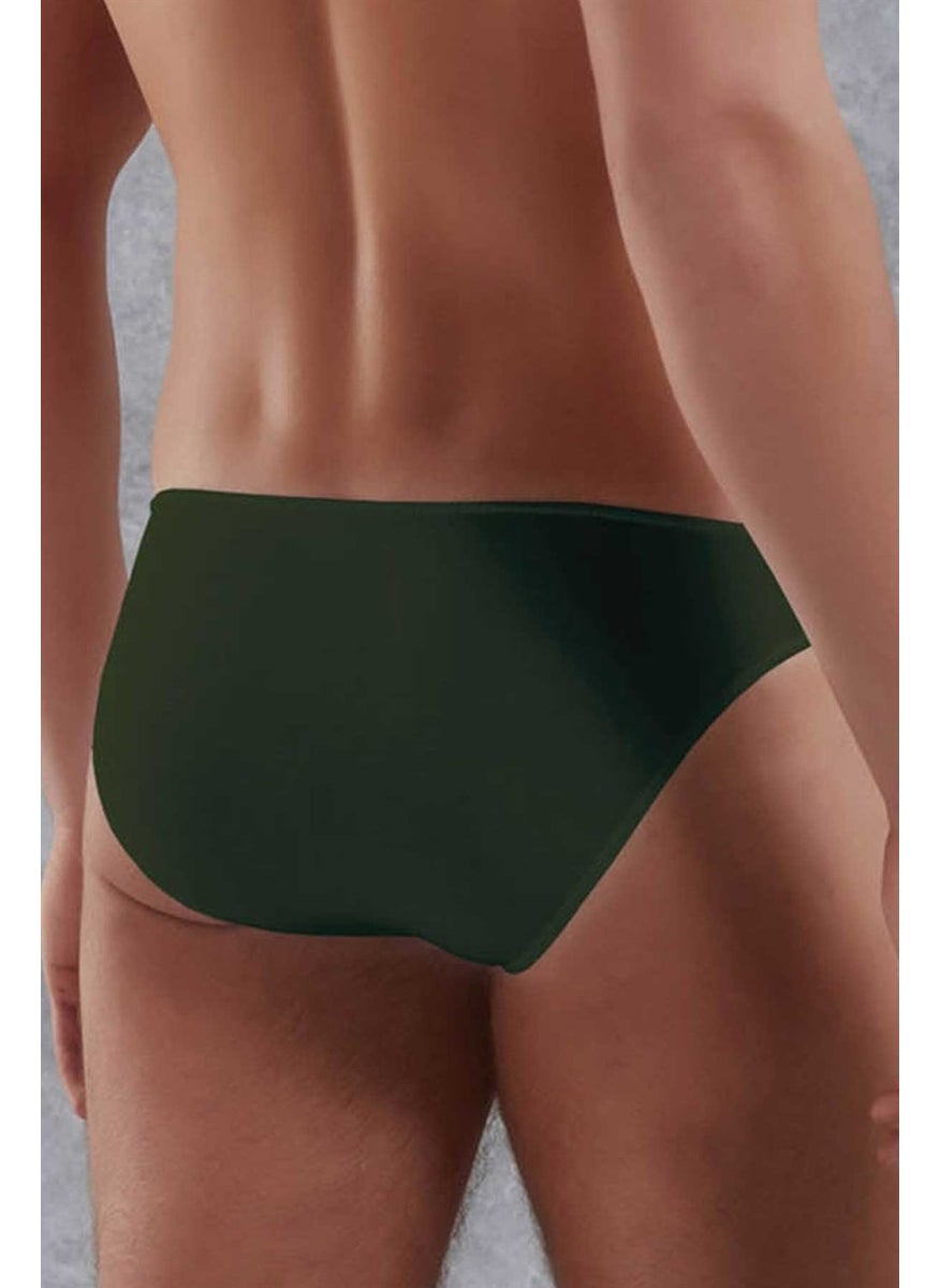 Men's Modal Thin Waistband Solid Color Slip Panties 1281