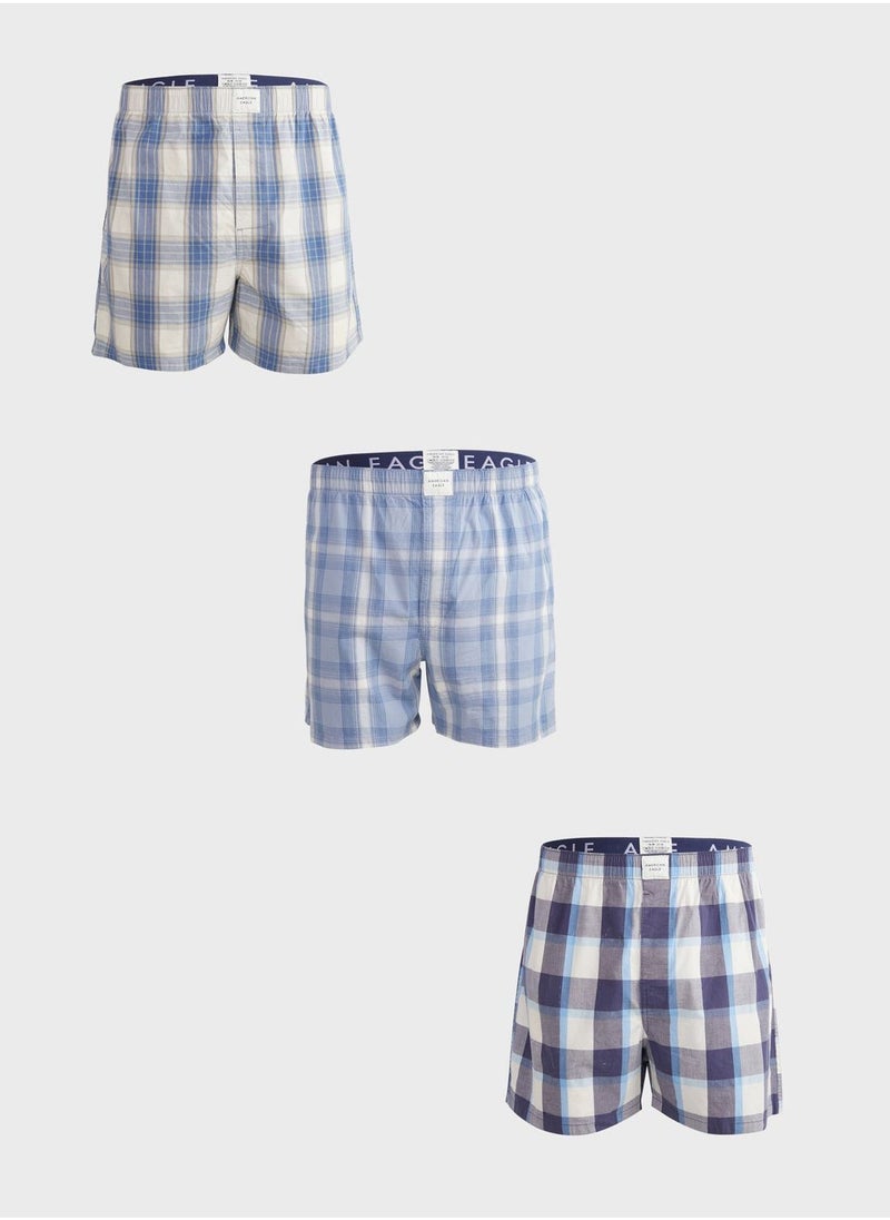 3 Pack Assorted Boxers