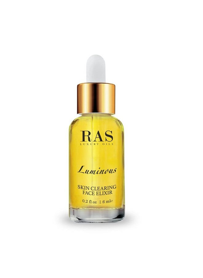 Luminous Skin Clearing Face Serum For Oily, Acne-Prone Skin | Lightweight Face Serum With Tea Tree Oil, Neem Oil, Calendula, Green Tea And Juniper Berry Which Reduces Pimples, Dark Spot, Pigmentation | 100% Vegan | Paraben Free | 6 Ml