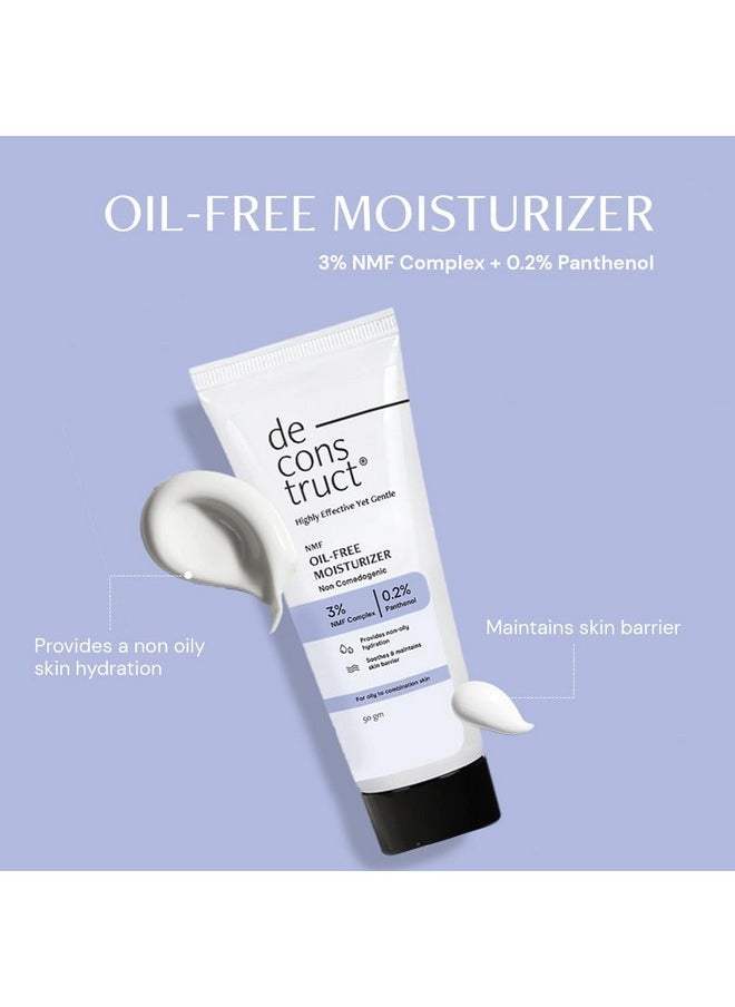 Glow & Hydrate Duo: Oil-Free Moisturizer (50G) & Vitamin C Serum (30Ml) | Get Glowing And Moisturized Skin | Pack Of 2