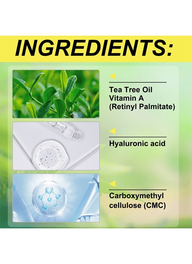 Hydrocolloid Acne Patches- with Tea Tree Oil Pimple Patches for Face Zit Patch and Pimple Stickers Hydrocolloid Acne Dots for Healing Acne with Zit Patches 10 Patches