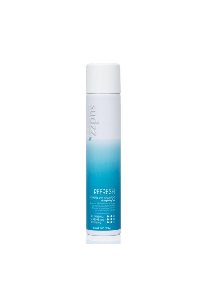 Refresh Ultimate Dry Shampoo For Women - Waterless Shampoo - For Most Hair Types - Absorbs Excess Oil - Adds Light Volume & Texture - Color Protection