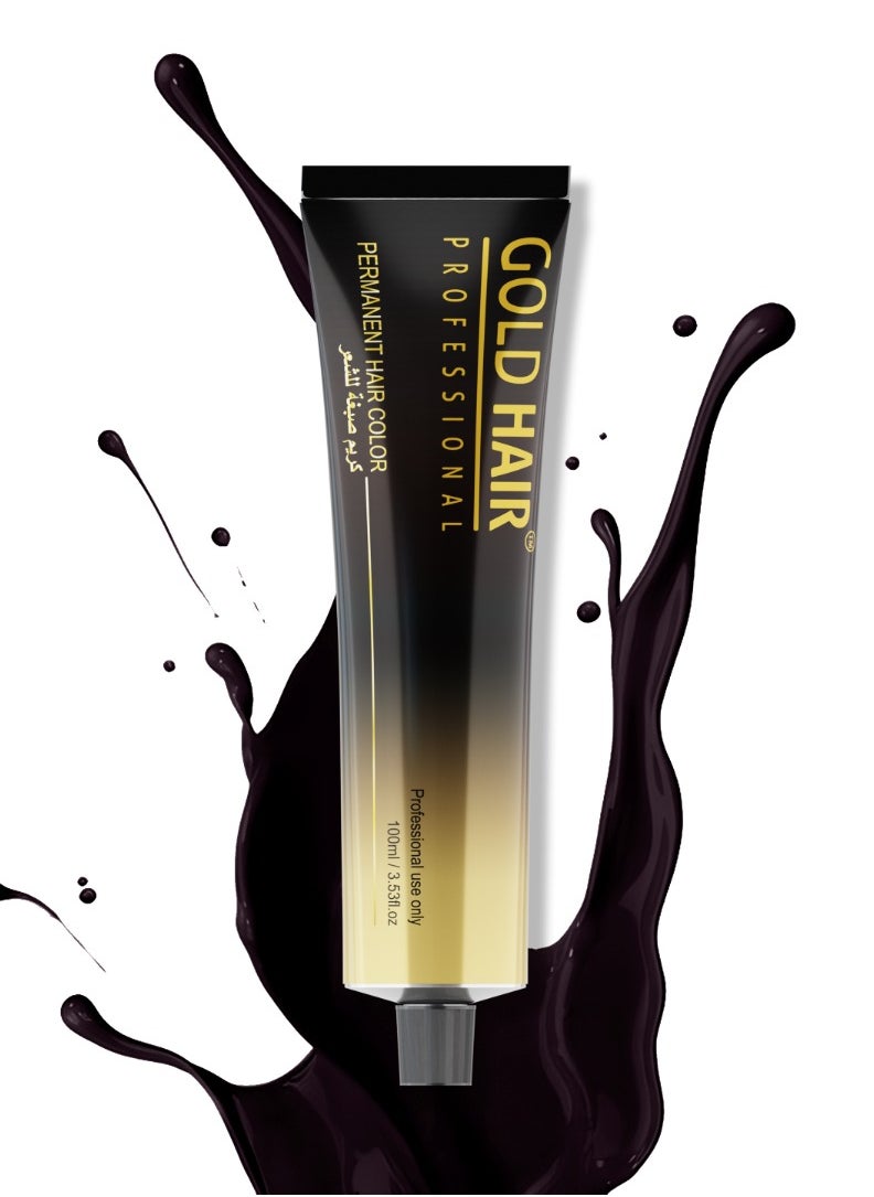 Gold Hair Permanent Hair Color | 4.5 MAHOGANY BROWN 100ml