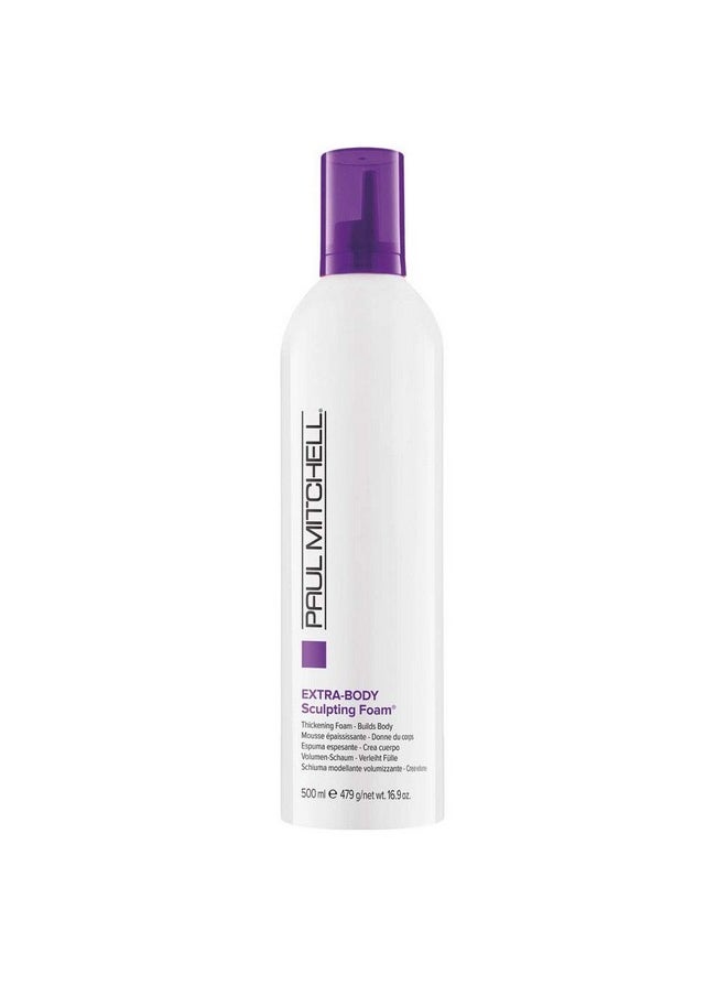 Extra-Body Sculpting Foam, Thickens + Builds Body, For Fine Hair, 16.9 Oz.