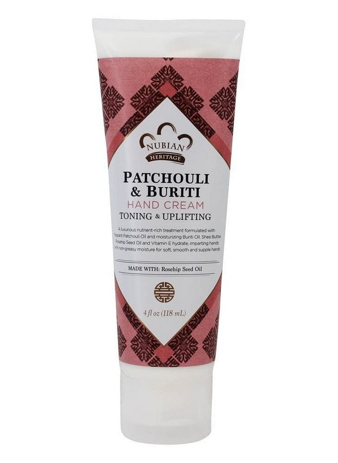 Patchouli & Buriti Hand Cream, 4 Ounce