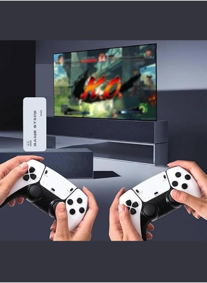 2.4G Wireless TV Game Stick Retro M15 for Family Portable Arcade Video Game Console Android 7.1 4K HD Video Game