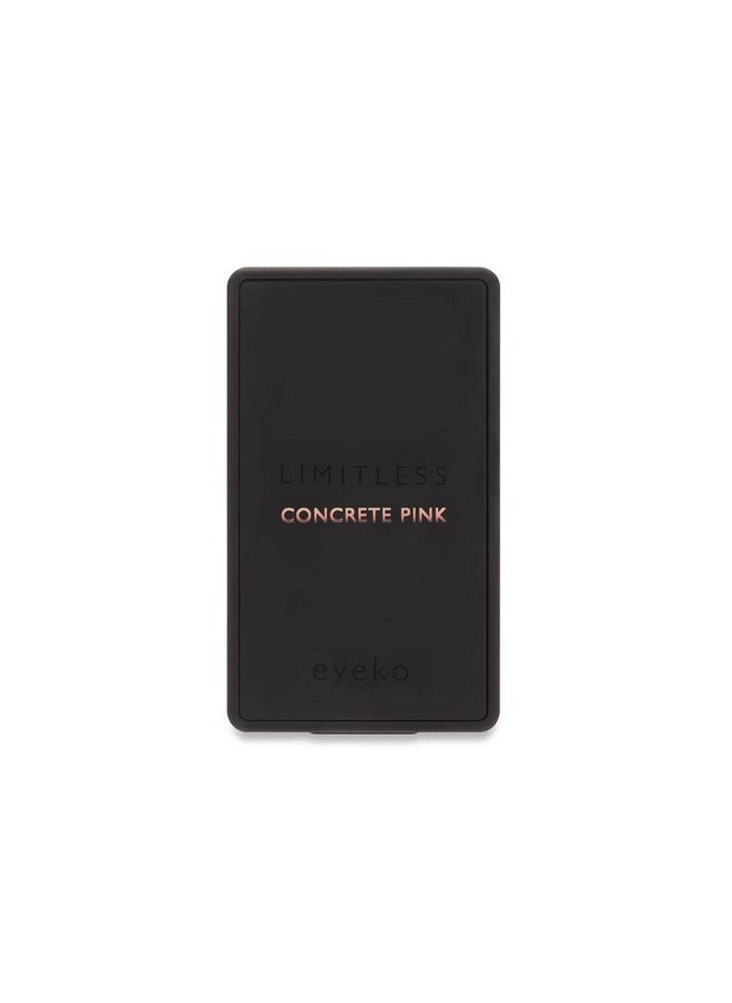 Limitless Eyeshadow Palette - Concrete Pink - Blendable Blush-Toned Nude Shades And Soft Shimmers - Lightweight - Vegan