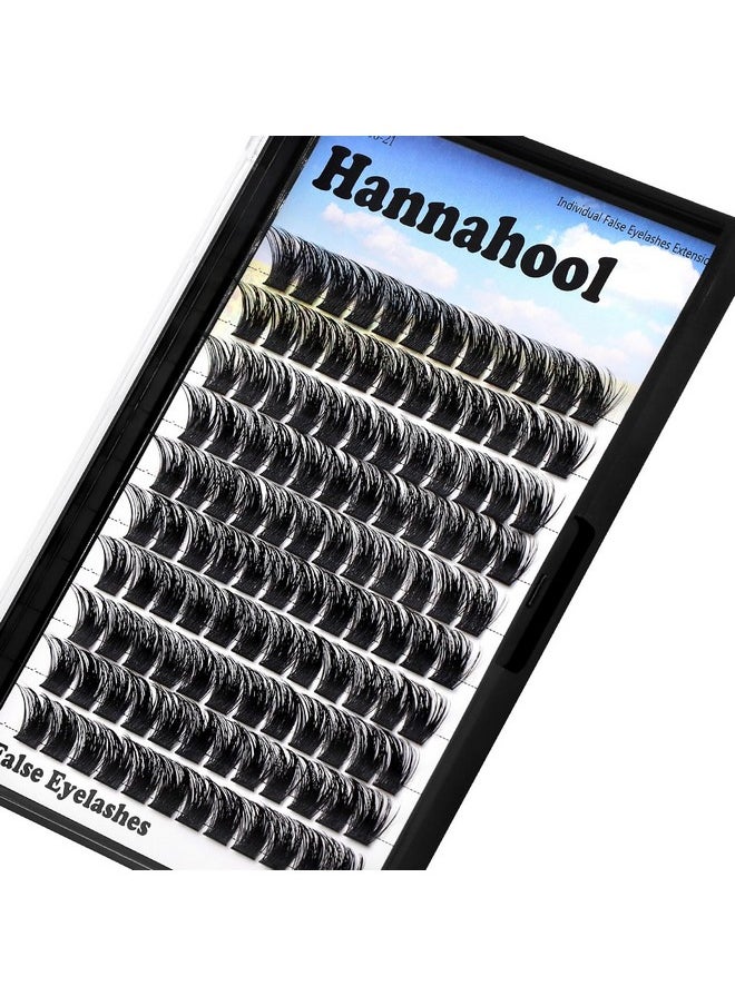 Large Tray,10-20Mm To Choose Diy Eye Lashes Extensions 120 Cluster Wide Stem Eyelashes Soft And Lightweight Individual False Eyelashes Dramatic Look (12Mm)