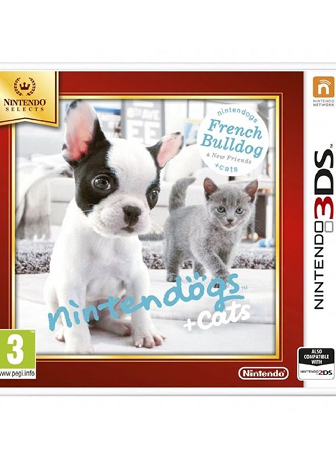 Nintendogs French Bulldog And New Friends Cats (Intl Version) - Adventure - Nintendo 3DS