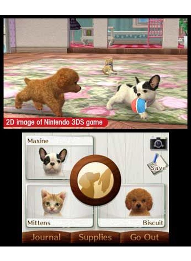 Nintendogs French Bulldog And New Friends Cats (Intl Version) - Adventure - Nintendo 3DS