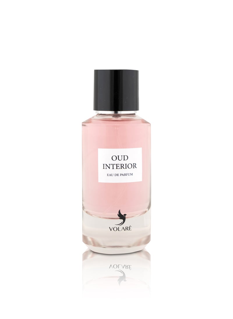 VOLARÉ Oud Interior Unisex Perfume, 100ml - Elegant Oud and Floral Blend