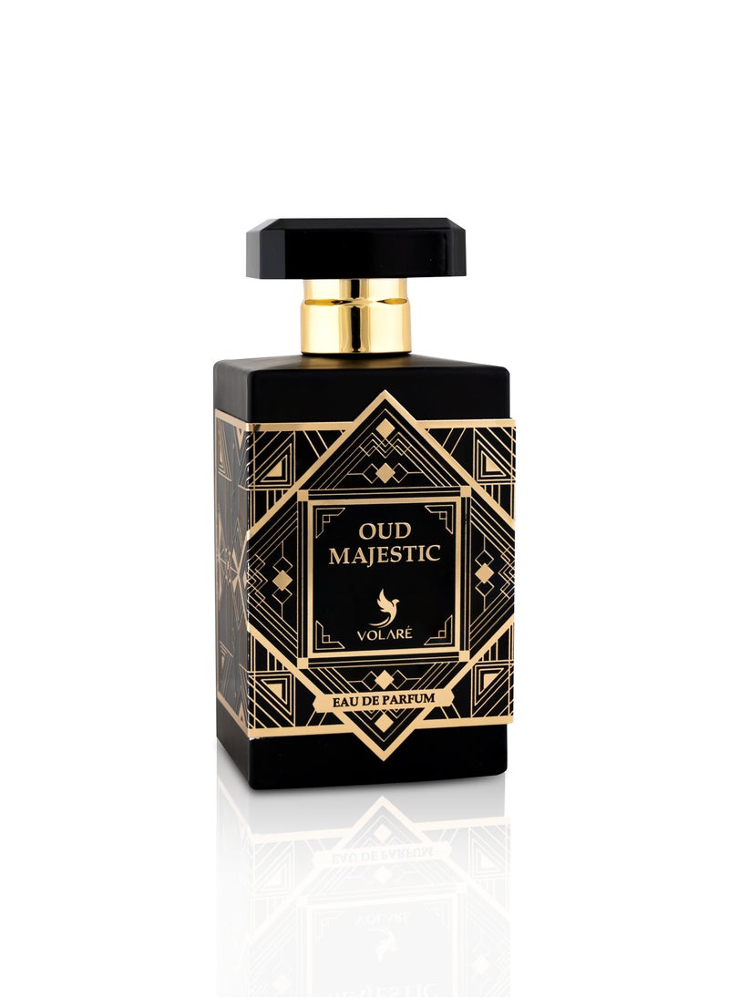 VOLARÉ Oud Majestic for Men, 100ml - Regal Oud and Patchouli Blend