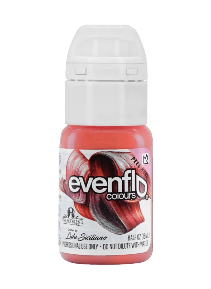 Evenflo Lip Pigment Bare 15Ml  Bright Orange Lip Blush Tattoo Ink With Warm Undertones For Lip Blushing And Permanent Lip Color