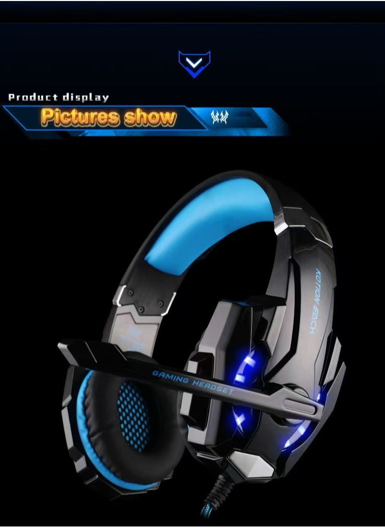 Head mounted gaming headphones for esports games