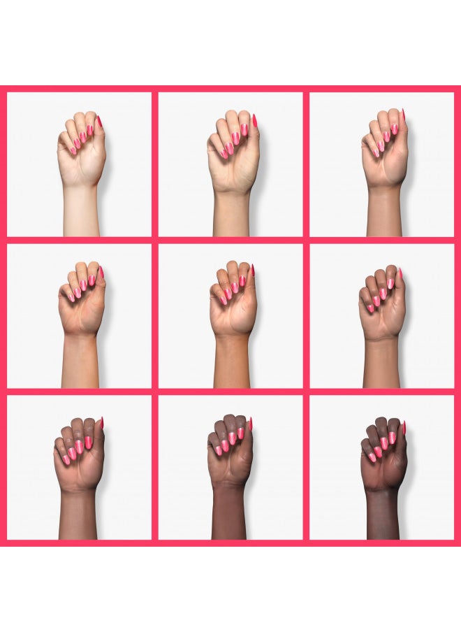Soak Off U V LED Neon Pink Gel Nail Polish - Neon Shocking Pink (055) 10ml