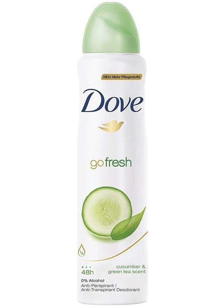 Dove body spray Anti-Perspirant/Anit-Transpirant (3X250ml/8.4oz, Mix within the avialble kinds)