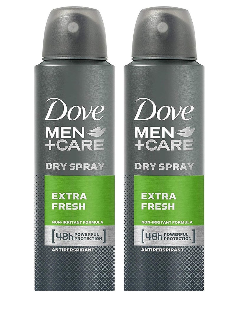 Dove Mens Antiperspirant Extra Fresh (Pack of 2)