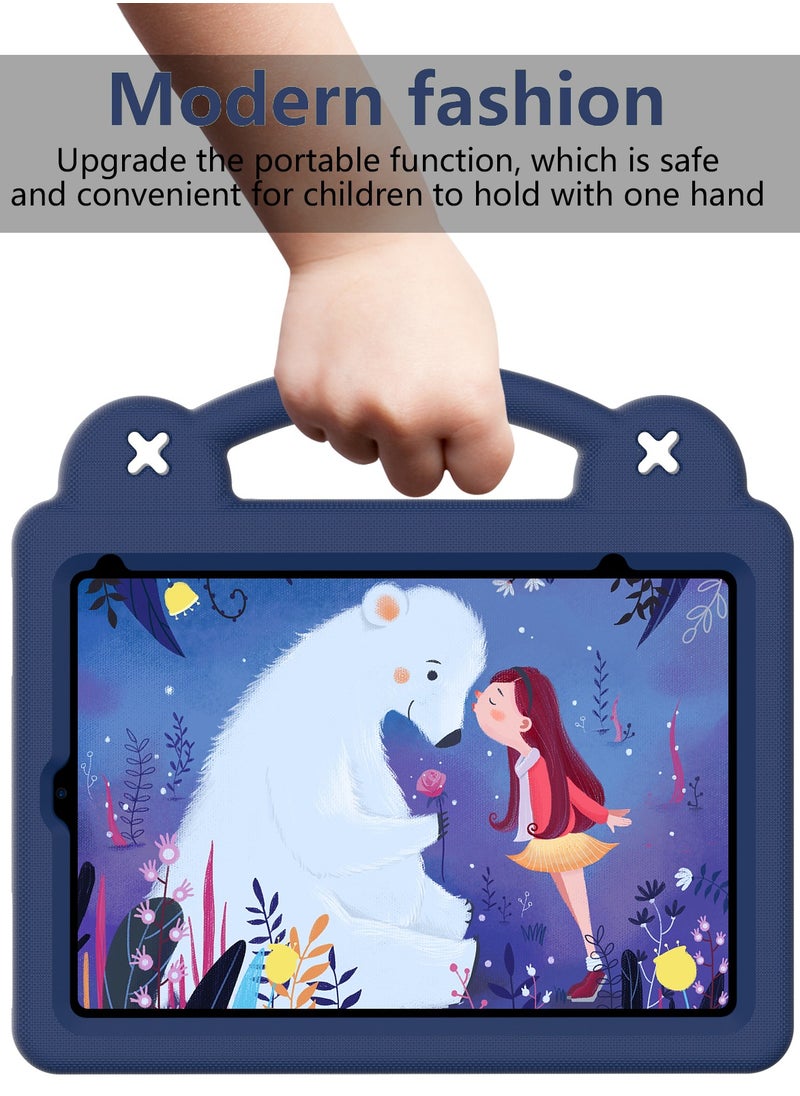 Kids Case Compatible with iPad Mini 6(2021)/Mini 7(2024) 8.3 Inch Heavy Duty EVA Foam Shockproof Cover Kids Proof Case with Stand Pen Slot