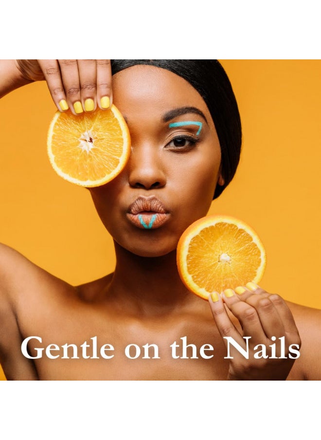 Karma Organic Nail Polish Remover With Soybean Oil and Orange Blossom Oil  Non Toxic, Vegan, Cruelty Free, Acetone Free Nails Strengthener For Fingernails 4 Fl. Oz