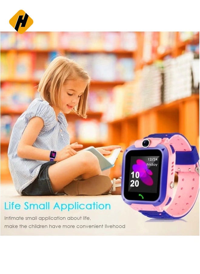 C002 Waterproof Smart Watch For Kids Pink