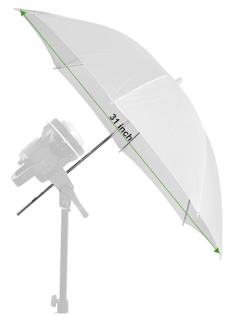 GVM 31″ Translucent Soft Light Reflective Professional Photography Studio Lighting Umbrella 01 For P80S/G100W s