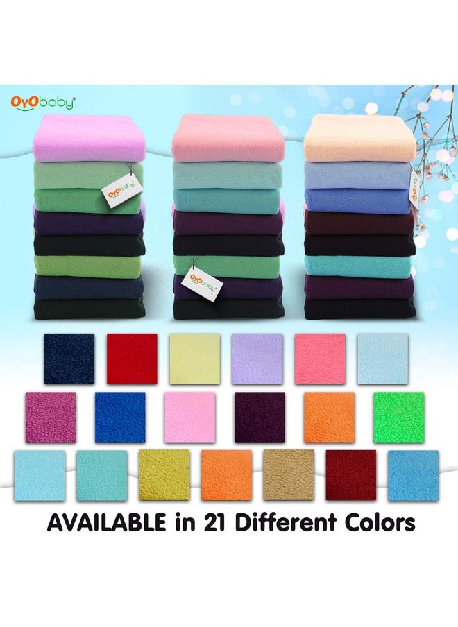 Cotton Waterproof Sheet, Extra Absorbent Fastest Dry Sheet For Baby, Anti-Piling Fleece Baby Bed Protector, Medium Size 70X100Cm, Pack Of 3, Blue, Maroon & Light Green