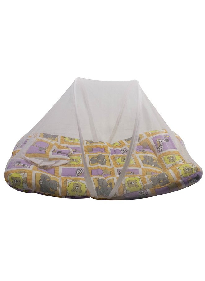 Multiprint Bedding Set With Mosquito Net Bed Canopy For Newborn Baby Sleep Night Mosquito Netting Camping With Pillow