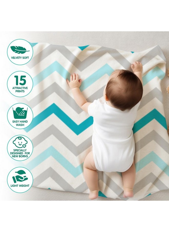 All Season Baby Blanket (Zig Zag, 70 X 100 Cms)