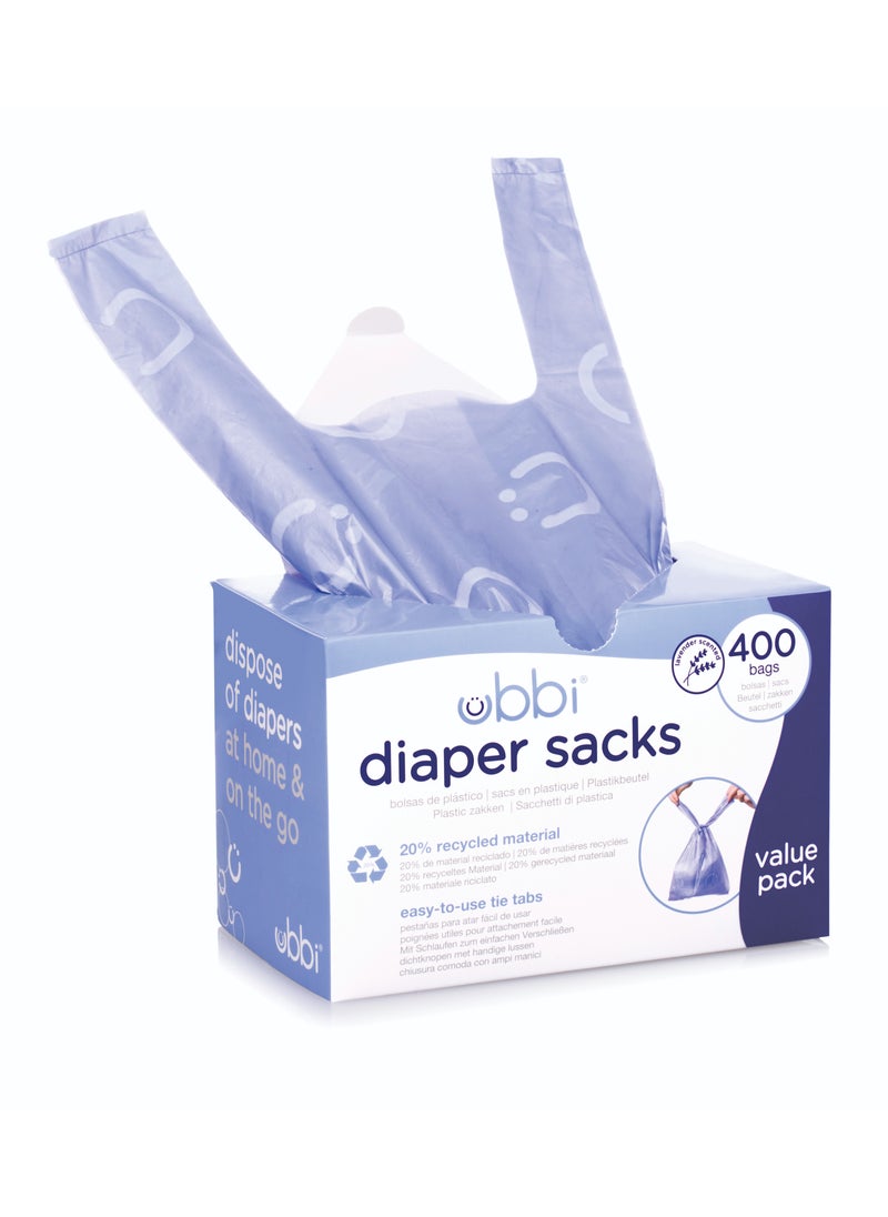 Ubbi - Diaper Sacks - 400 counts Periwinkle