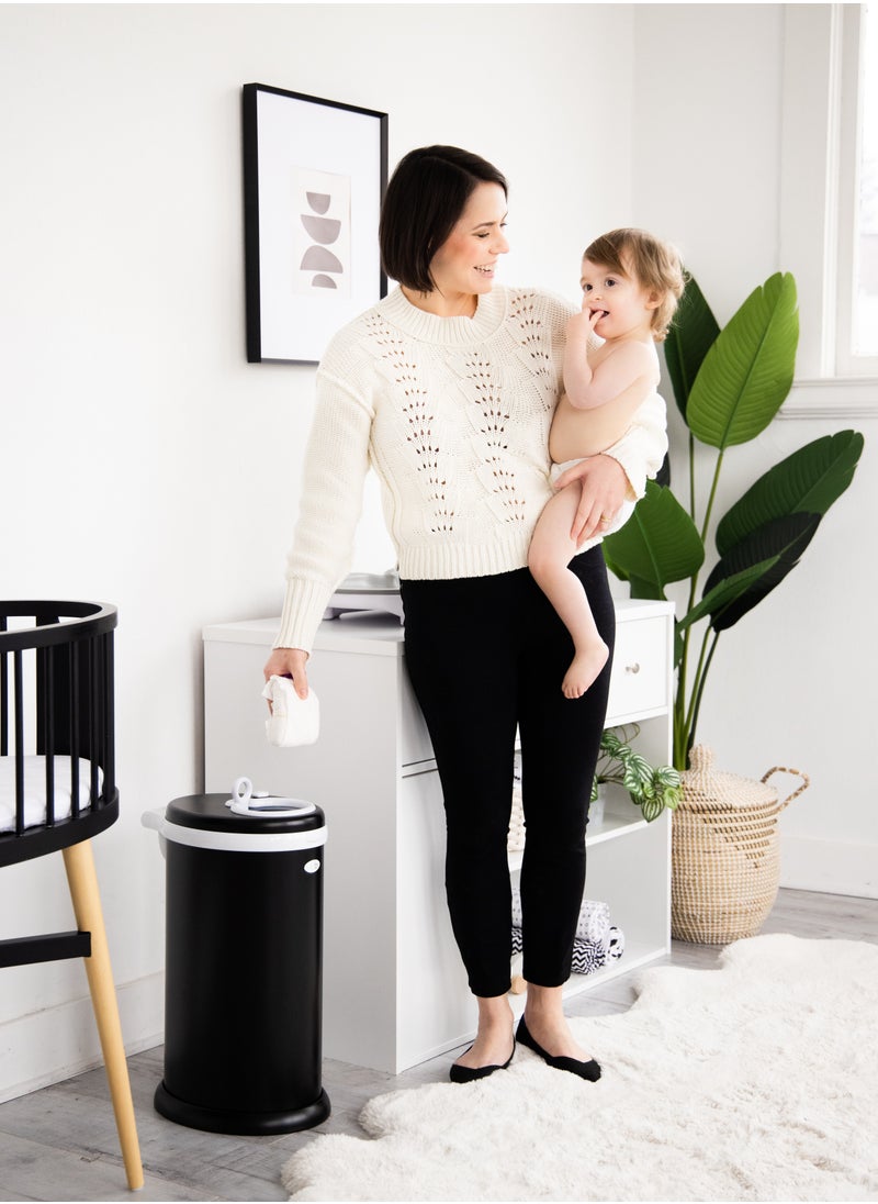 Ubbi - Diaper Pail Matte Black