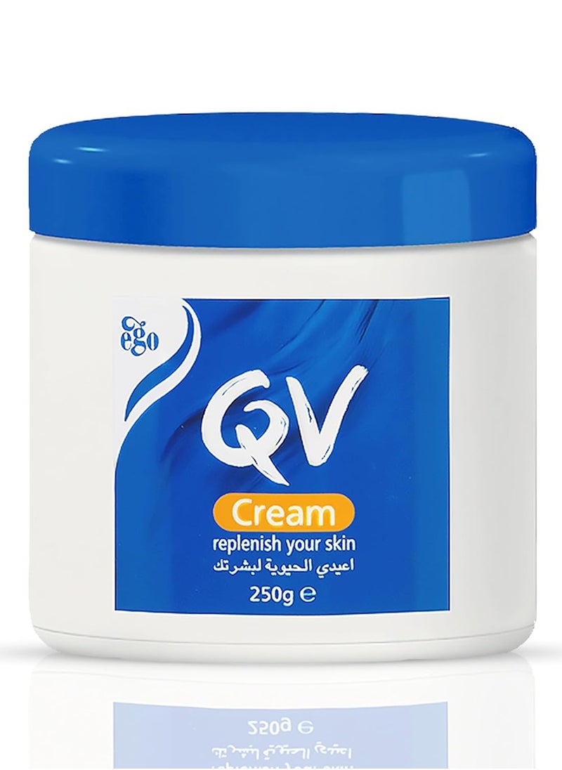 QV Cream 250g – Hydrating & Replenishing Moisturizer for Dry, Sensitive Skin