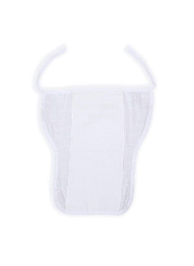 Washable And 100% Cotton Nappies (White, New Born)